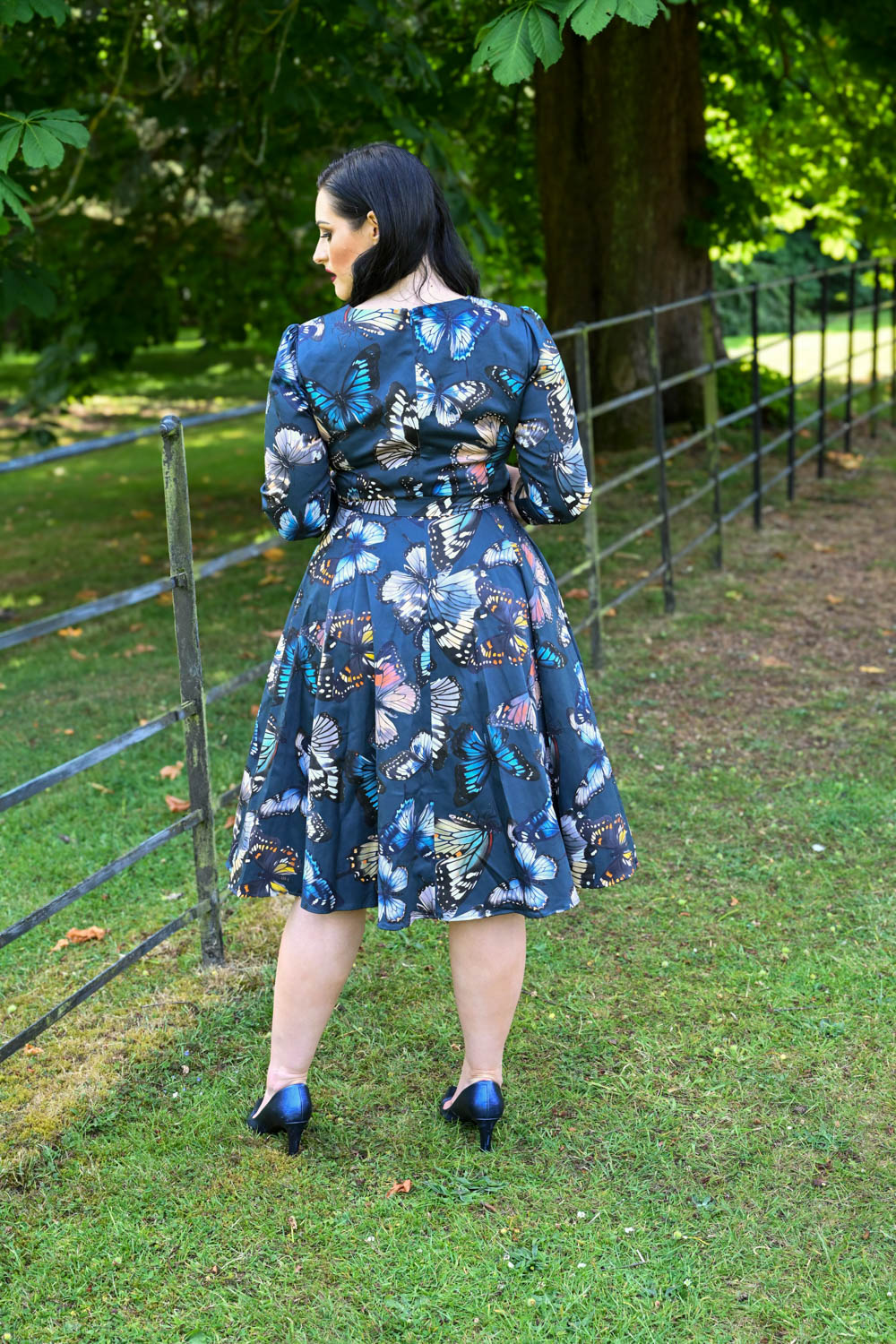 Bambi Butterfly Swing Dress in Extended Sizing